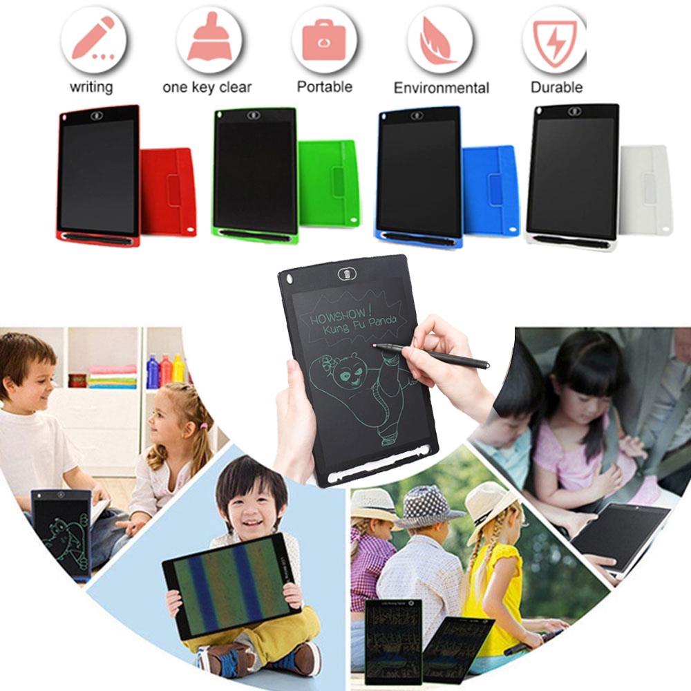 Máy Tính Bảng Điện Tử Có Màn Hình LCD Hỗ Trợ Giáo Dục Cho Bé