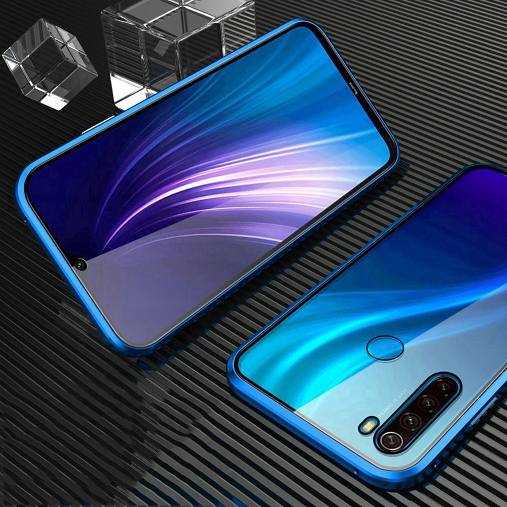 Xiaomi Redmi Note 8 Pro Cover Double Sided Tempered Glass Xiomi Redmi Note8 Magnetic Flip Case Full Protection Casing