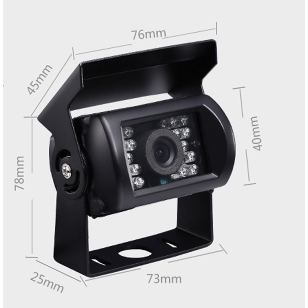 Camera Chiếu Hậu 18 Bóng LED Hồng Ngoại Chống Nước Cho Ô Tô Xe Tải 12V 24V | BigBuy360 - bigbuy360.vn