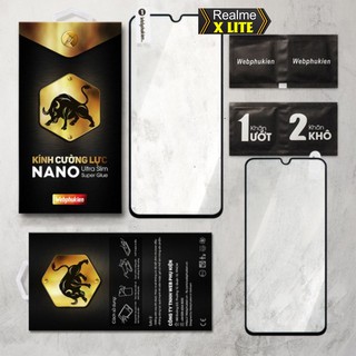 Kính cường lực cho Realme X Lite hiệu webphukien