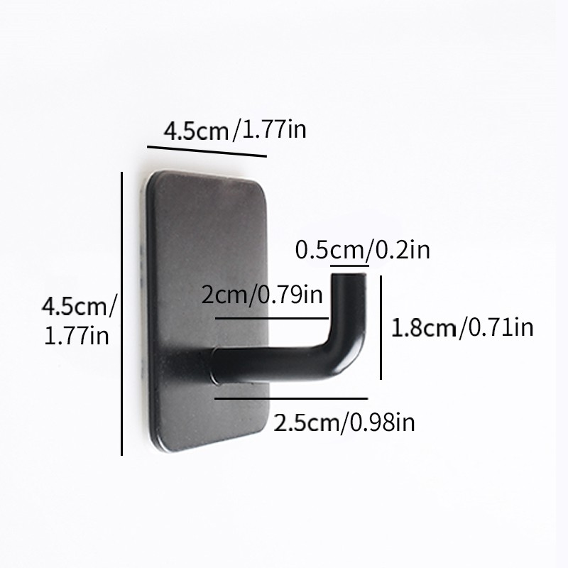 Set 4 móc treo đồ dán tường bằng inox 304 chất lượng cao