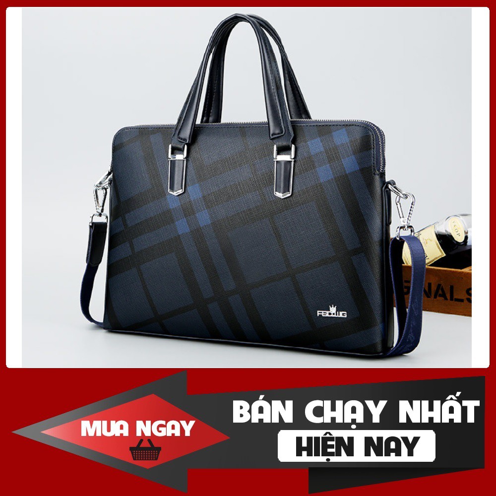 Cặp Da đựng tài liệu| Cặp giáo viên| Có ngăn Đựng laptop, tài liệu công tác nhiều ngăn phụ