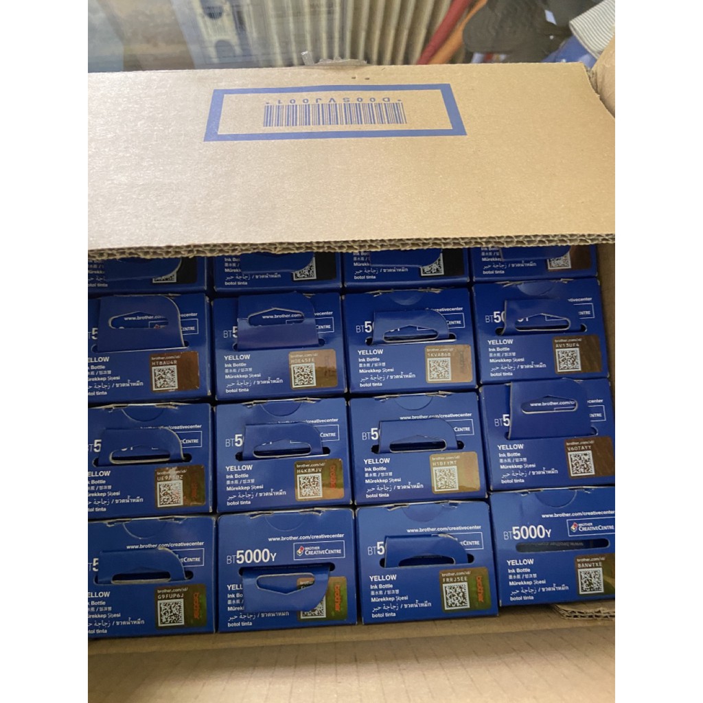 Mực in Brother BT6000BK chính hãng màu đen sử dụng cho máy in Brother DCP T300, T500W, T700W, MFC T800W