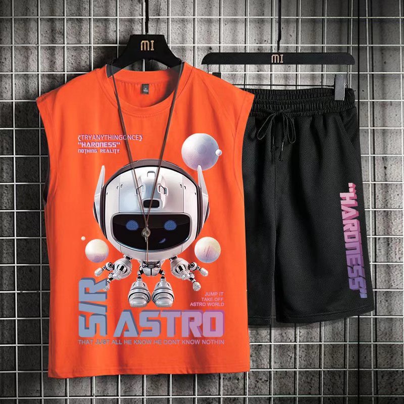 Bộ Đồ Thể Thao Áo Sát Nách + Quần Short Size M-8XL Nhanh Khô Cho Nam