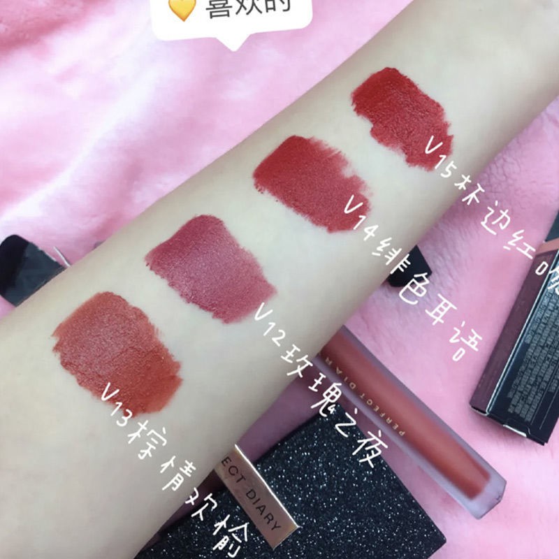 (hàng Mới Về) Set 4 Son Môi Mini Chất Nhung Mịn Màu Đẹp Cá Tính | BigBuy360 - bigbuy360.vn