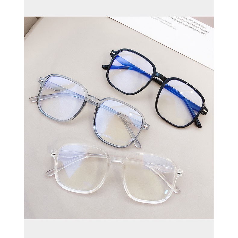 Mắt kính gọng tròn lớn chống tia bức xạ kiểu Hàn Quốc sang trọng cho nữ