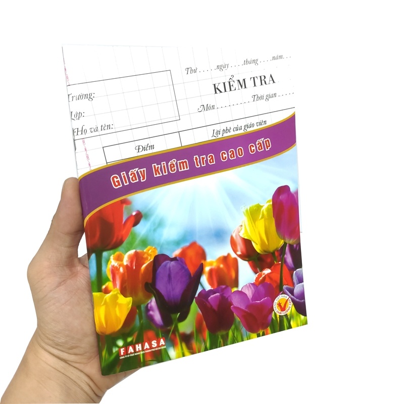 Tập Giấy Kiếm Tra Cao Cấp 4 Ôly (Mẫu Bao Bì Giao Ngẫu Nhiên)