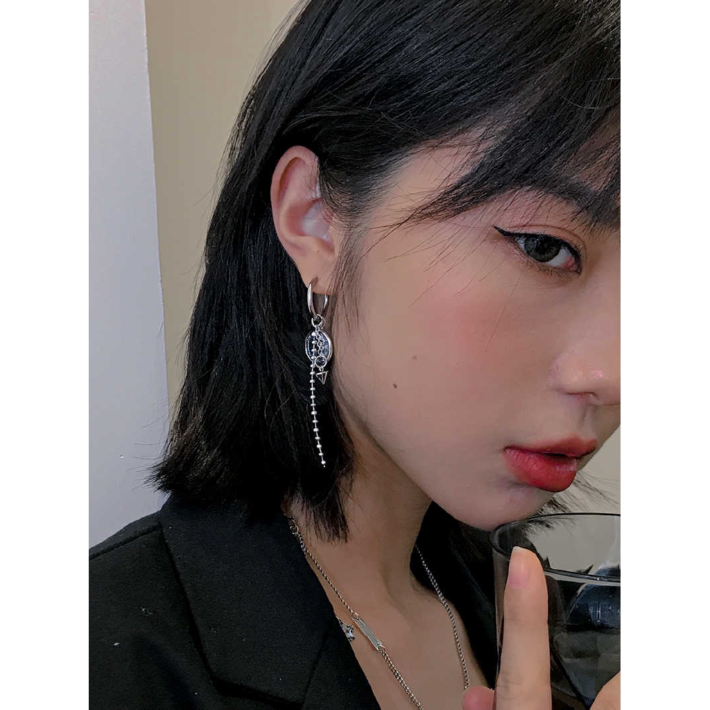 Đôi Bông Tai Hình Đồng Xu Thời Trang Cho Nữ