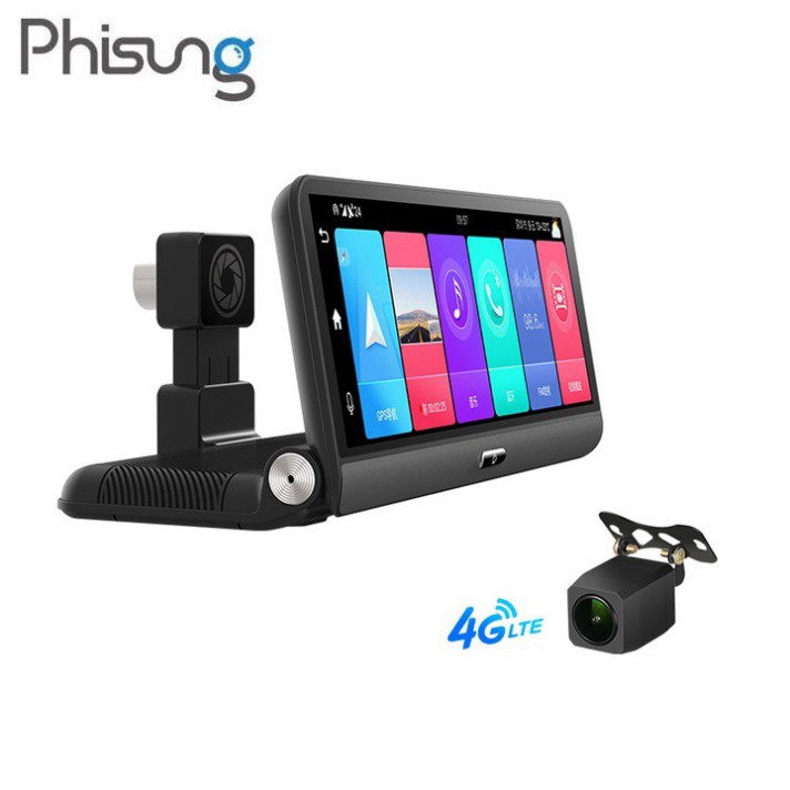 Sản Phẩm CAMERA HÀNH TRÌNH TAPLO Ô TÔ CAO CẤP PHISUNG K6/4G/7 INCH - TÍCH HỢP CAM LÙI (TIẾNG VIỆT) ..