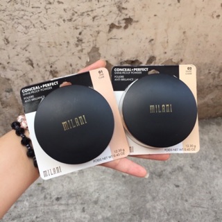 Phấn phủ milani conceal perfect shine proof powder