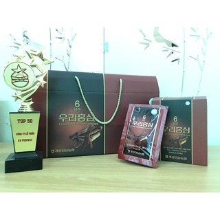 Nước Hồng Sâm 6 Years Woori Korean Red Gíneng (50mlx30 gói)