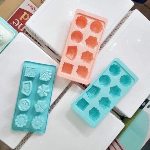 Set 3 khuôn thạch, khay đá 8v VIỆT NHẬT hình đẹp