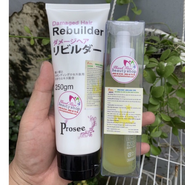COMBO THẦN THÁNH - Xả Khô PROSEE Và Tinh Chất PROSEE Siêu Dưỡng Tóc Phục Hồi 250ml/80ml