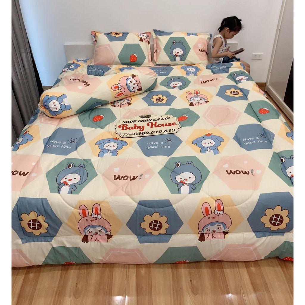 Vỏ gối nằm, áo gối nằm cotton poly HuPa size 45x65cm nhiều mẫu (mẫu mới 2021)