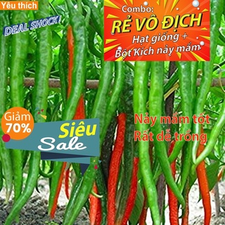 [DEAL SỐC] - Hạt giống ớt quả siêu dài 5 hạt - Tặng kích nảy mầm