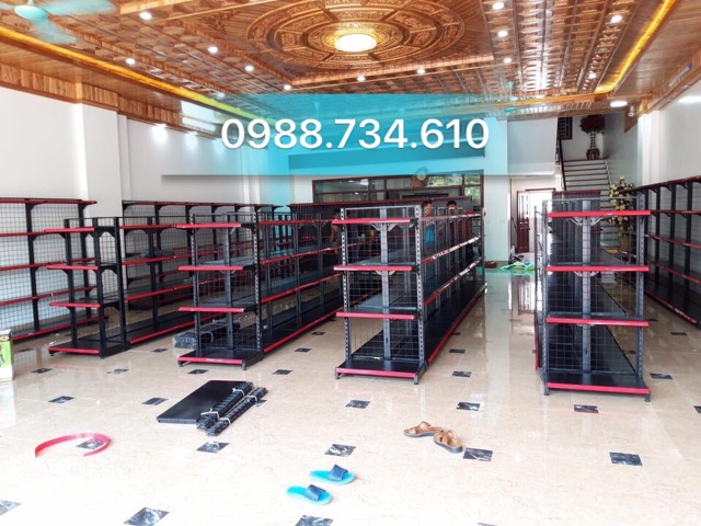 Kệ sắt để hàng tạp hoá giá rẻ