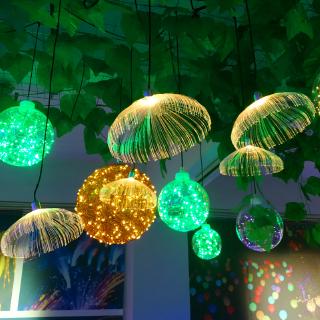 Đèn Led Dạng Sợi Quang Hình Con Sứa Độc Đáo