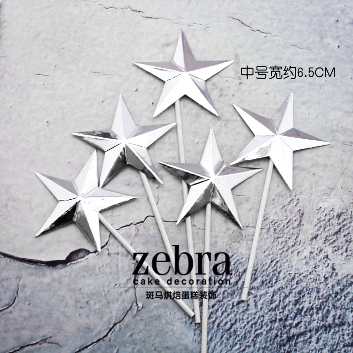 Que cắm sao bạc size trung (5 que)