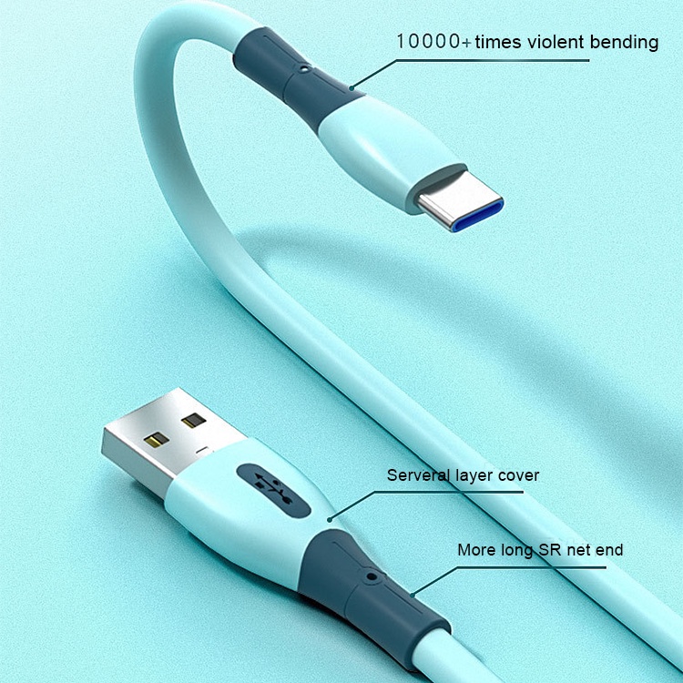 Dây Cáp Sạc Nhanh 5a Type c Micro Usb 1.2m Bằng Silicon