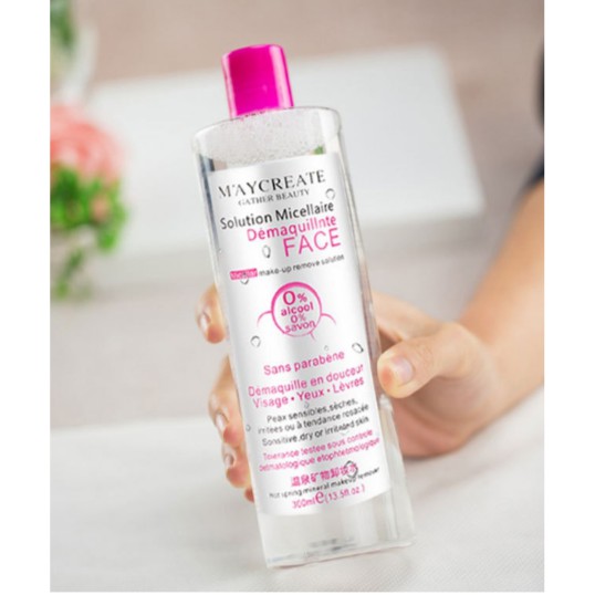 Nước tẩy trang Micellar Maycreate 300ml