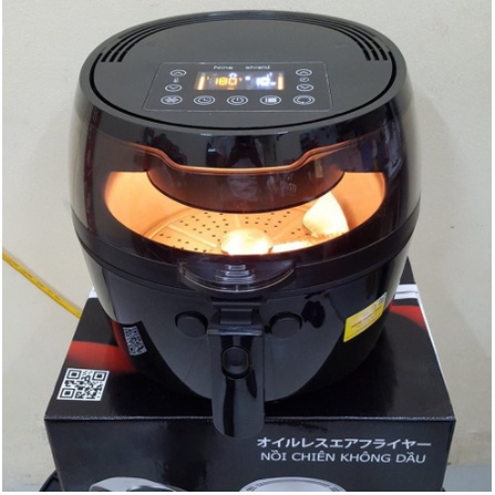 Nồi chiên không dầu 8L Nineshield dung tích lớn chiên nướng đa năng tiện lợi (Baophong8668)