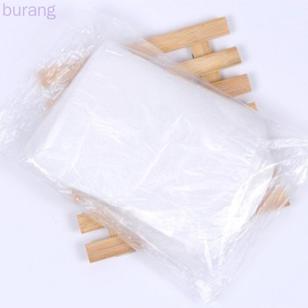 Set 100 túi ủ chân bằng nhựa trong suốt siêu mỏng chống thấm nước dưỡng ẩm cho da chân hiệu quả