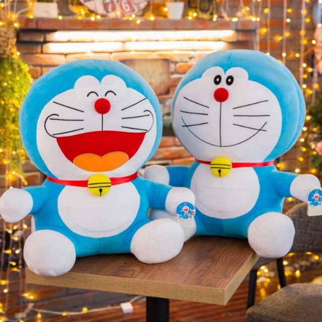 GẤU BÔNG MON DORAEMON 23CM LÔNG NHUNG MỀM MỊN, Quà tặng handmade - lưu niệm