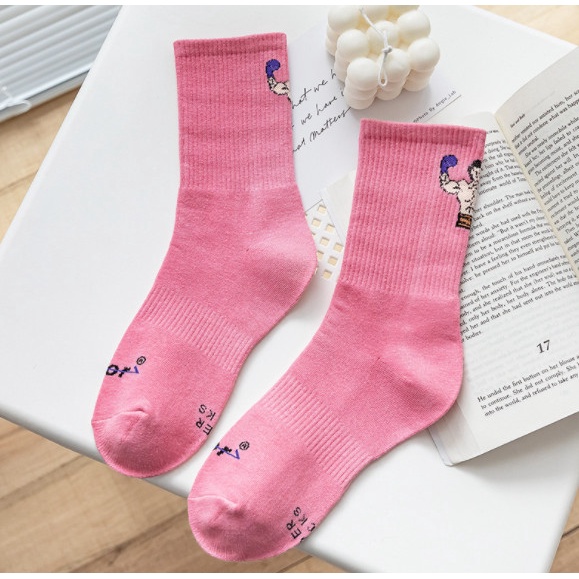 Vớ HÌNH NGƯỜI LỰC SĨ cao cổ phong cách thể thao, trẻ trung, năng động.