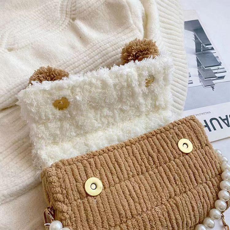 Túi Handmade Tự Đan Pom Pom  - Phụ Kiện Đan Túi