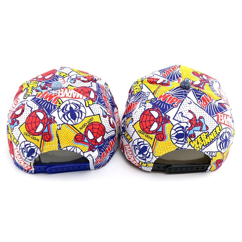 DISNEY Mũ Lưỡi Trai Họa Tiết Chuột Mickey / Người Nhện / Cao Bồi / Marvel Thời Trang Cho Bé