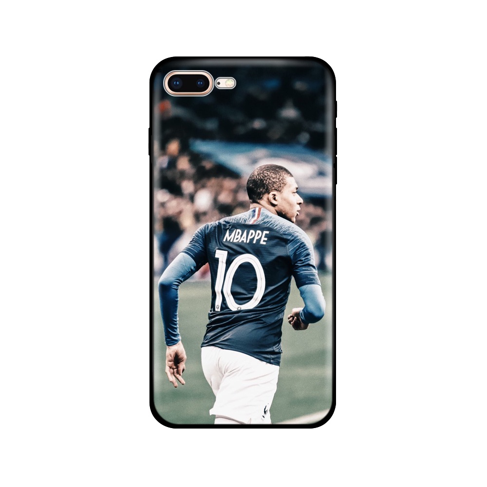 Ốp Điện Thoại Silicon Tpu Mềm Đen Hình Cầu Thủ Messi Ramos Modric Neymar Mbappe Salah Cho Apple Iphone 5s 5 S SE 2020 2016 6s 6 S 7 8 Plus
