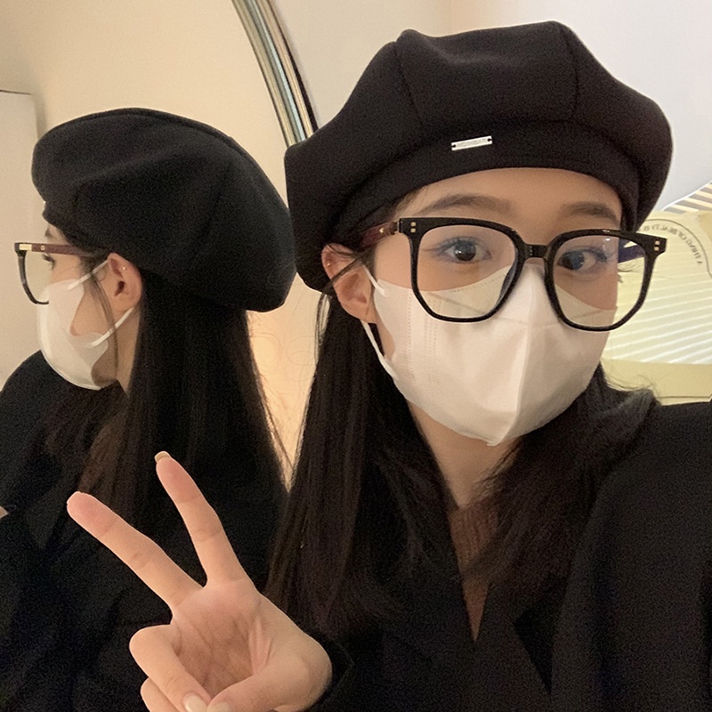 Mũ nồi thời trang KOMI nón beret nữ thu đông phong cách retro hàn quốc