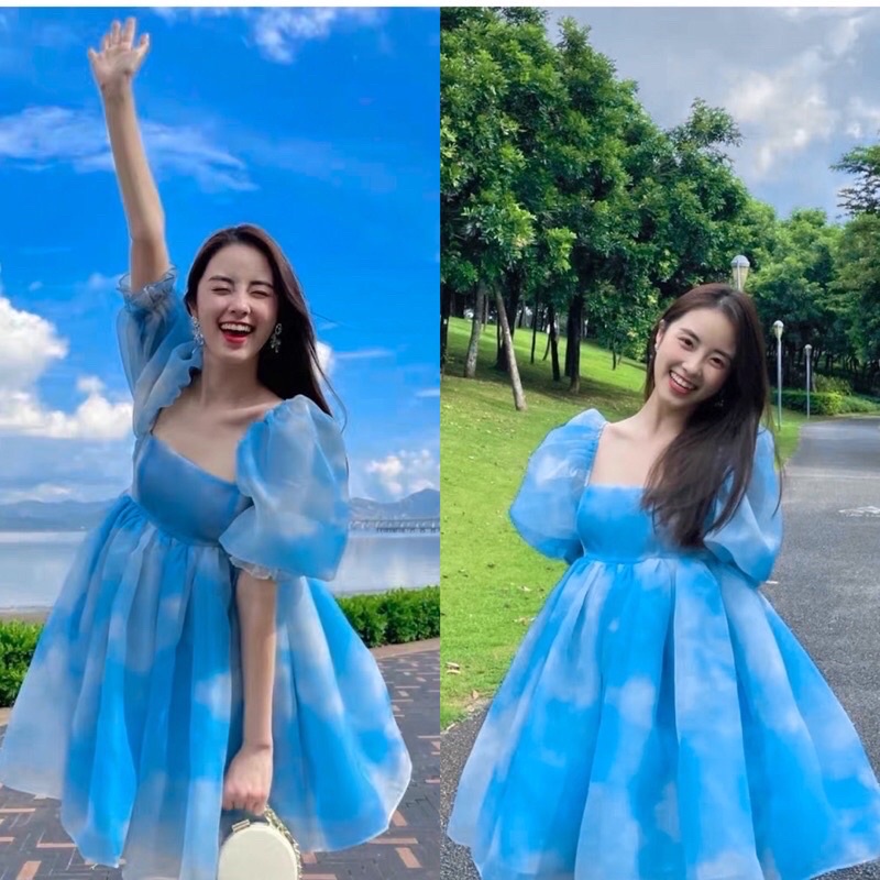 ĐẦM BABYDOLL ULZZANG XOÈ KIỂU DÁNG CÔNG CHÚA 225