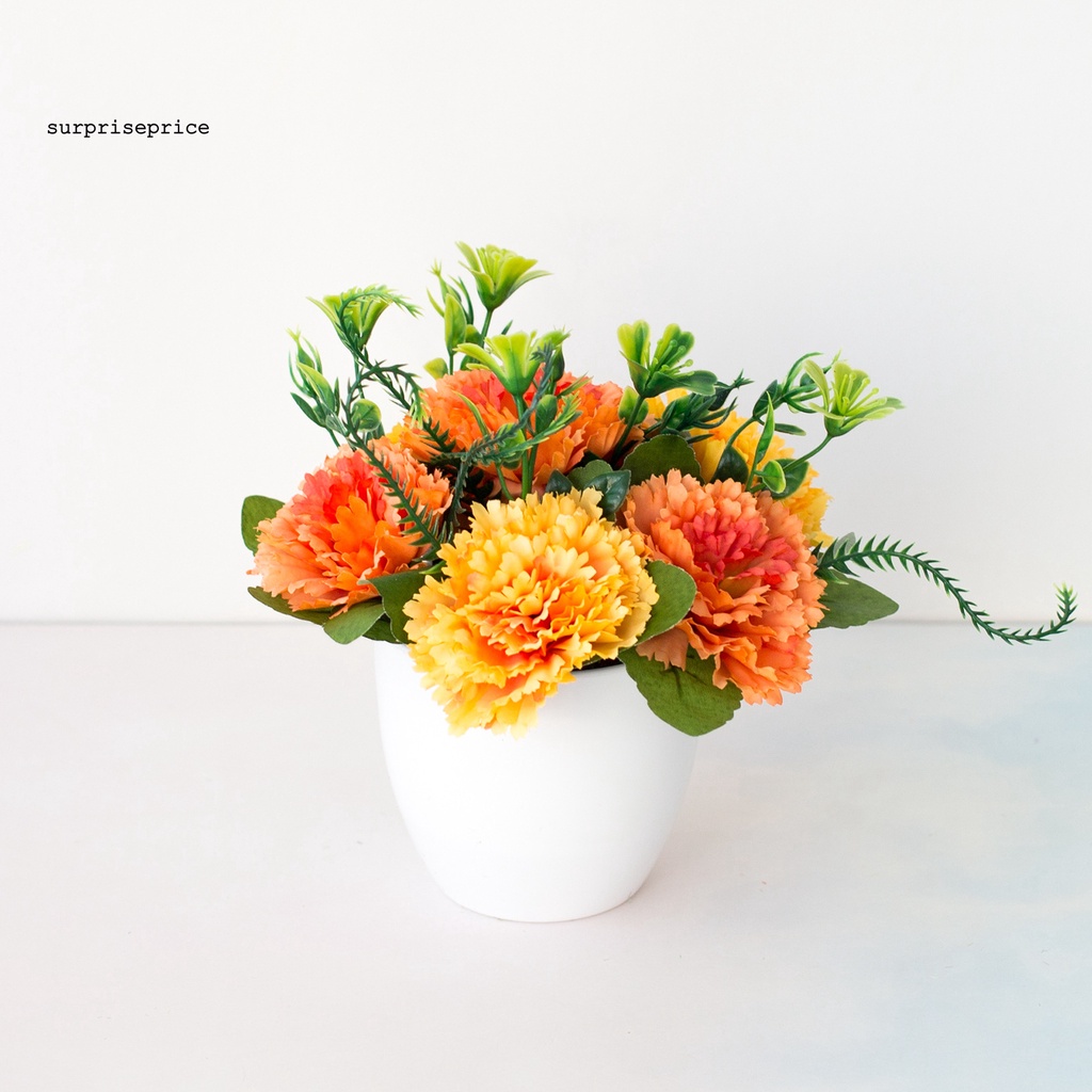 Chậu hoa tử đinh hương nhân tạo trang trí nhà cửa/quán cà phê DIY tiện dụng