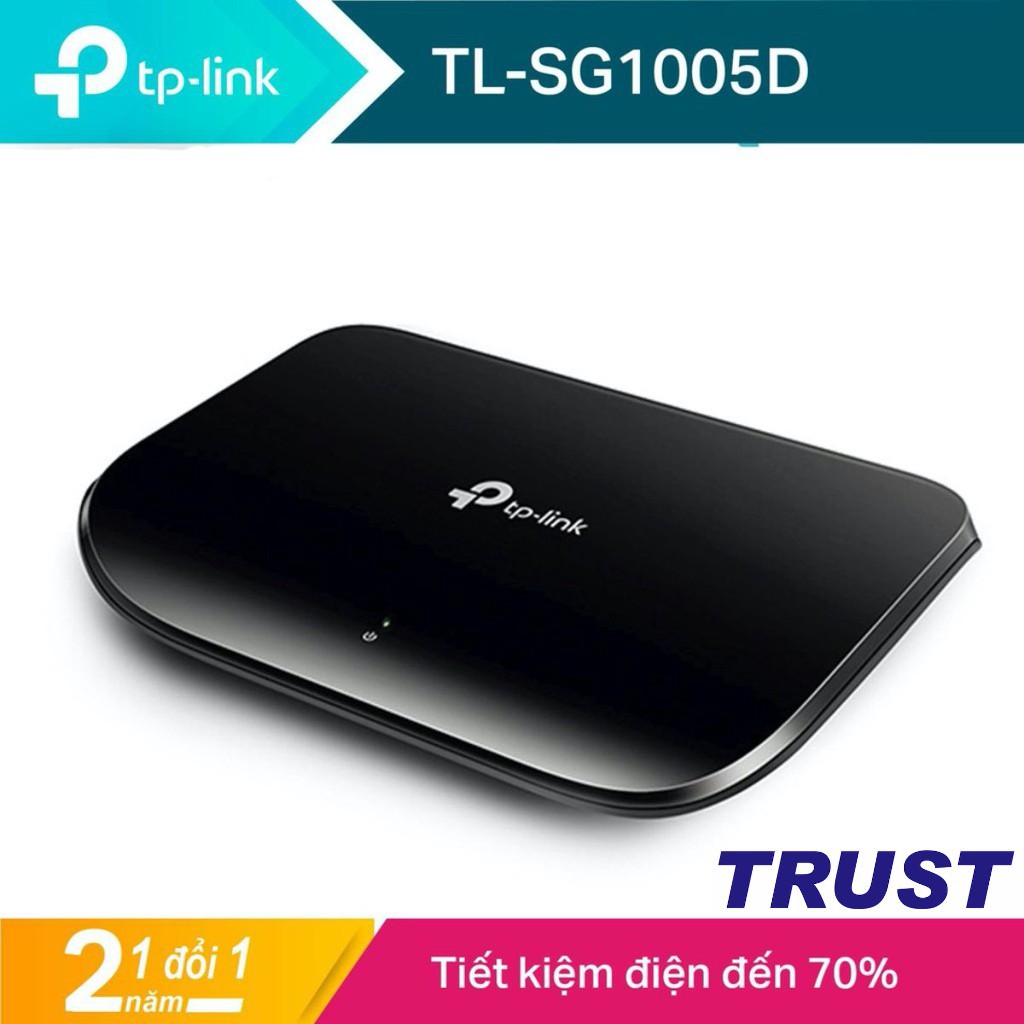 [Mã 55ELSALE1 giảm 7% đơn 300K] TP-Link Bộ chi tín hiệu mạng 5 cổng gigabit - TL-SG1005D - Hàng Chính Hãng