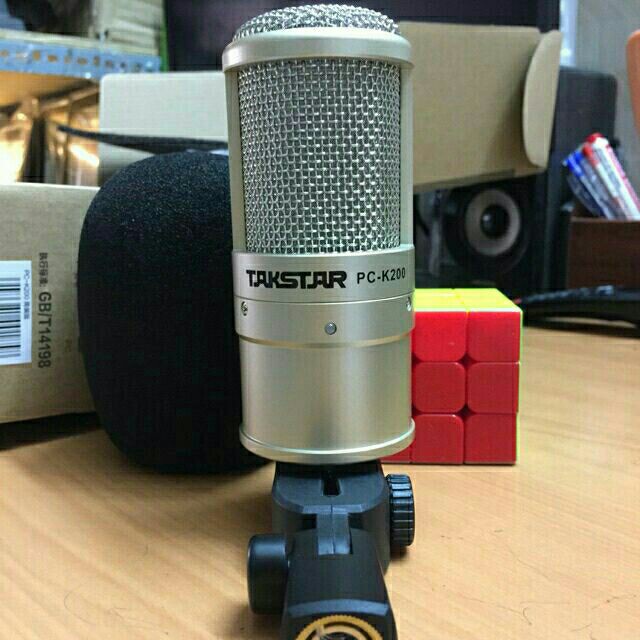 Bộ Mic Thu Âm Hát Sound Card SX98 Autotune, Mic TAKSTAR PC K200 chuyên thu âm, livestream, karaoke online
