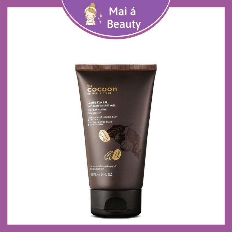 Tẩy da chết mặt Cà phê Đak Lak Cocoon 150ml