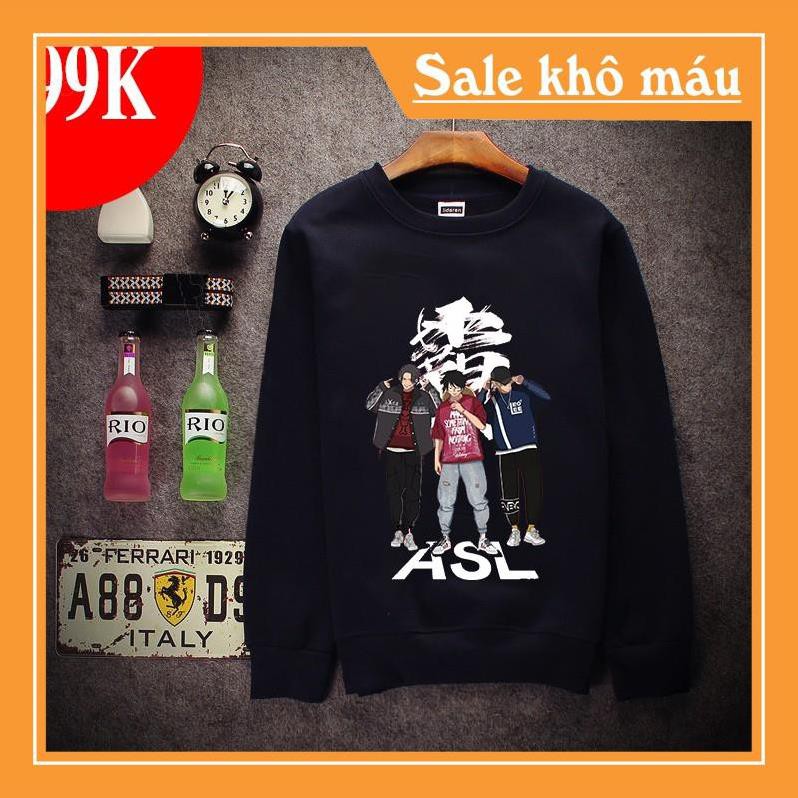 Áo One Piece Ace Luffy Sabo dài tay đẹp siêu ngầu giá rẻ nhất