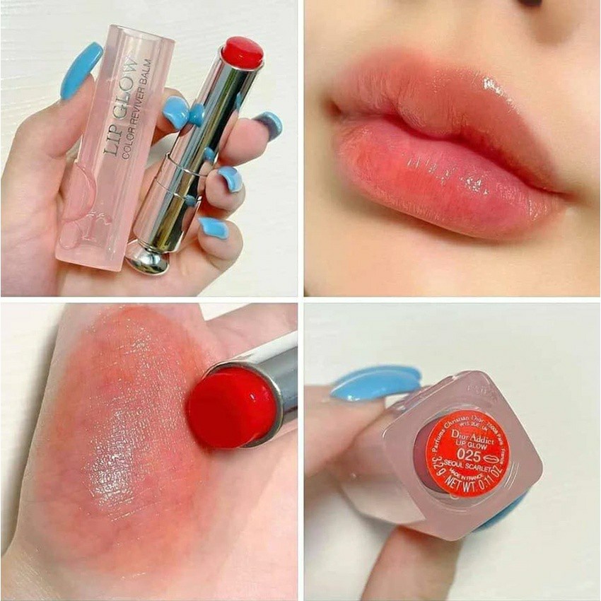 Combo Son Dưỡng Dior 004,025 [Chính Hãng],004:Màu Cam San Hô,Trẻ Trung,Tươi Tắn,Còn 025 Màu Đỏ Cam,Chuẩn Á Đông.