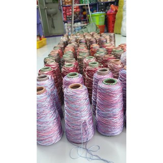 Chỉ dù 1mm màu loang