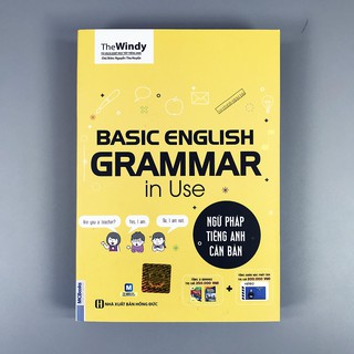 Sách - Ngữ Pháp Tiếng Anh Căn Bản Phiên Bản 1 Màu Bìa Vàng Dành Cho Người Mới Bắt Đầu - Kèm App Học Online