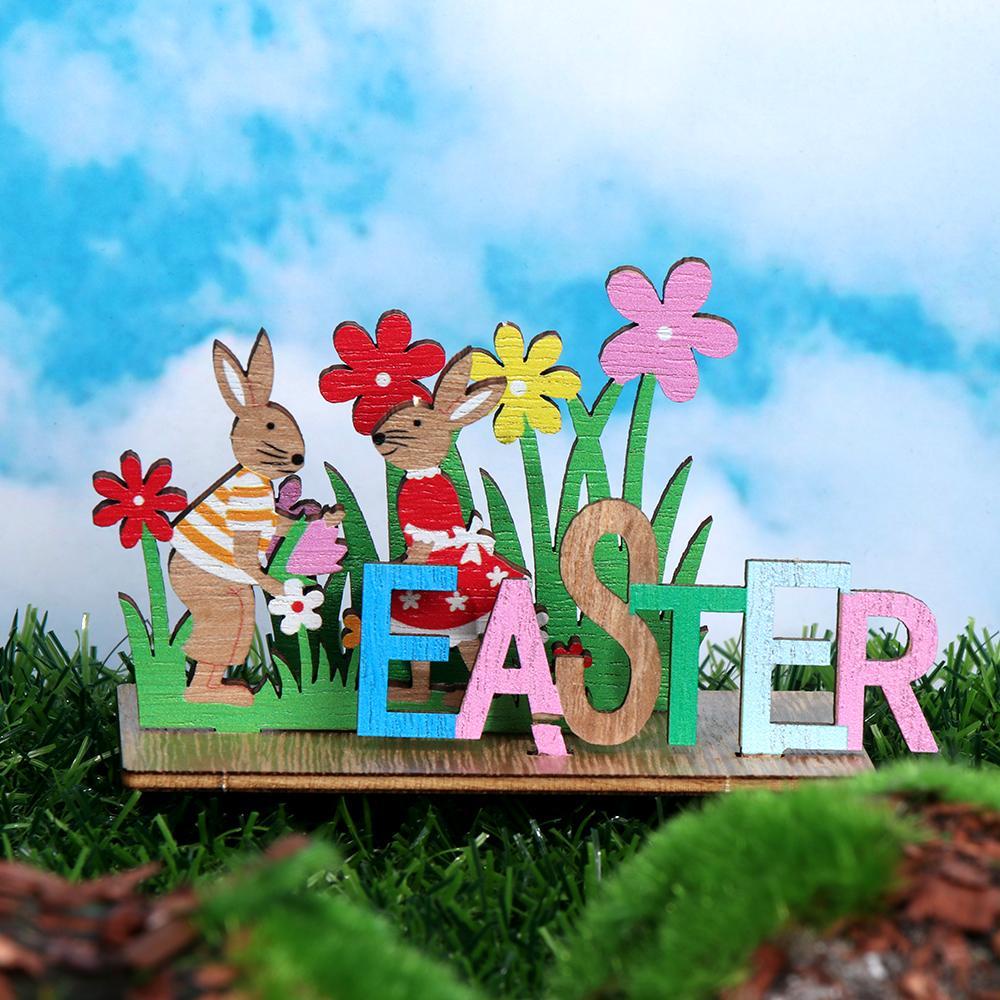 CONOPERY Thỏ Phục Sinh 3D Thủ Công Dùng Trang Trí Độc Đáo Mới