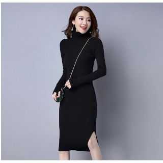 Đầm len dài hàng nhập