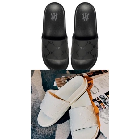 Dép MLB Chunky Mound Dia Monogram New York Yankees