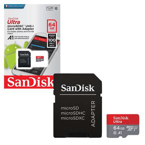 Thẻ nhớ 64GB Micro SDXC A1 Ultra C10 100MB-s