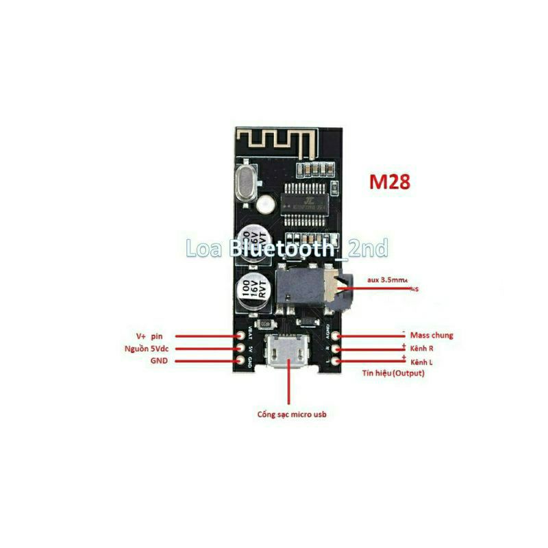 [combo giá sốc] Mạch module Bluetooth MH-M28 ver 5.0 Chất Lượng Cao
