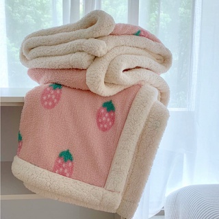 Chăn lông cừu trẻ em siêu ấm 2 mặt mini size 150x200 | chăn lông cừu nhập khẩu cao cấp
