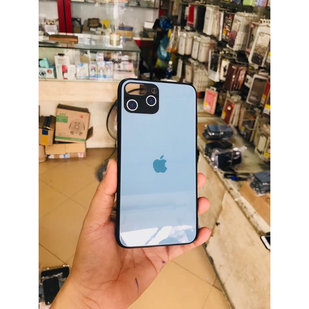 Ốp lưng kính Giả iphone 11 Dành cho iPhone7+/8+/X/XS, XR, XS MAX.