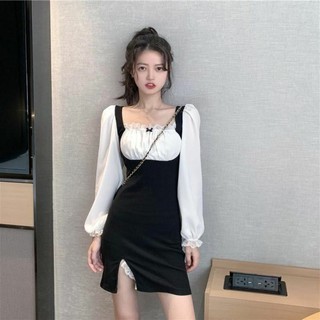 [HÀNG ORDER] ĐẦM/VÁY TIỂU THƯ DÀI TAY XẺ TÀ