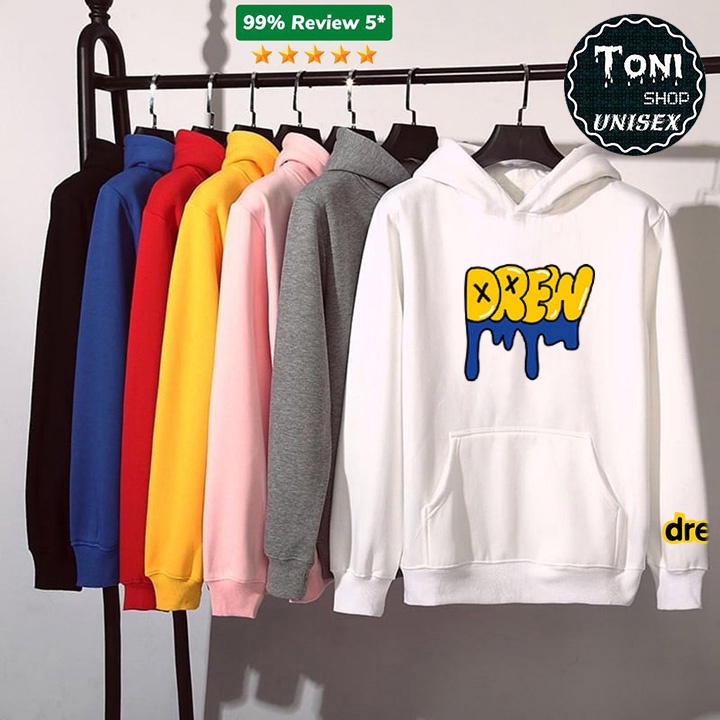 ÁO HOODIE Drew Chữ Vàng Nỉ Ngoại Cao Cấp (HD2820 - Full Màu Full Size)